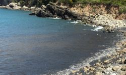 Amasra’da sahile bırakılan atıklar tepki çekti