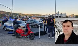 Satışa çıkardığı motosikletiyle kamyonun altında kaldı