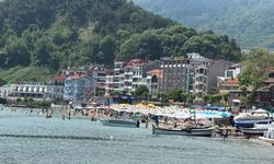 Bayramın tadını denizde çıkardılar