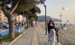 Tatil köyü İnkumu, bayramın ilk gününü sakin geçirdi