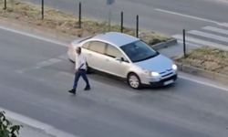 Yaya geçidinde tuhaf anlar