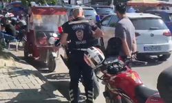 Ters yönden gelen motosiklet sürücüsüne ceza