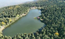 Gölcük Tabiat Parkında eşsiz manzara