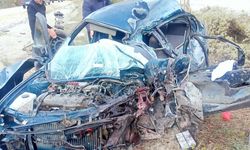 Kamyon ile otomobil çarpıştı: 1 ölü 1 yaralı