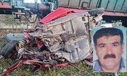 Hemzemin geçitte trenin çarptığı otomobil sürücüsü öldü