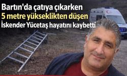 Çatıya çıkarken merdiven kırılınca 5 metreden düşüp öldü