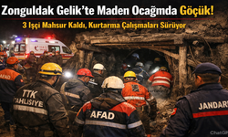 Maden ocağında göçük: 3 işçi mahsur kaldı