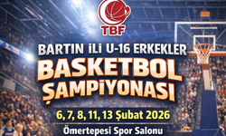 Bartın U-16 Erkekler Basketbol Şampiyonası Başlıyor