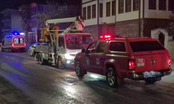 Bartın'da 2 katlı evde yangın paniği