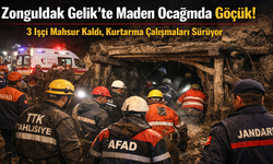 Maden ocağında göçük: 3 işçi mahsur kaldı