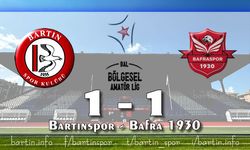 Bartınspor'a Hayat Veren 1 Puan Uzatmalarda Geldi: 1-1