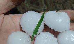 Bartın’da Ceviz Büyüklüğünde Dolu Yağdı