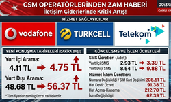 GSM operatörlerinin tarifelerine %15 zam geldi