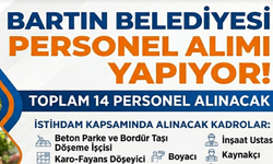Bartın Belediyesi 14 Personel Alacak