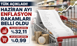 TÜİK'e Göre Haziran Ayı Enflasyonu Yüzde 0,99