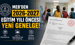 MEB’den yeni eğitim yılı öncesi yeni genelge