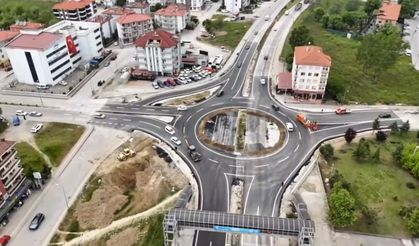 Bartın’da yeni dönel kavşak açıldı