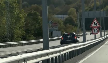 Bartın'da ters yönde ilerleyen sürücüye 9 bin TL ceza