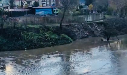 Bartın Irmağında Su Seviyesi Yükseliyor