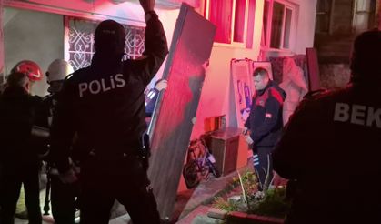 Bartın'da 4 katlı apartmanda yangın