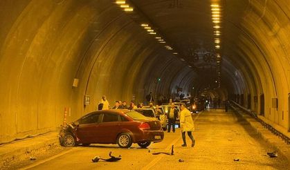 Yine tünel kazası: 2’si çocuk 7 yaralı