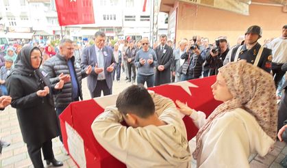 Trafik kazasında hayatını kaybeden uzman çavuşa son görev