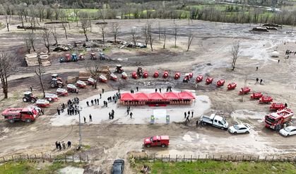 Bartın’da Köy Muhtarlarına 25 Yangın Tankeri Teslim Edildi