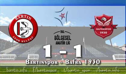 Bartınspor'a Hayat Veren 1 Puan Uzatmalarda Geldi: 1-1