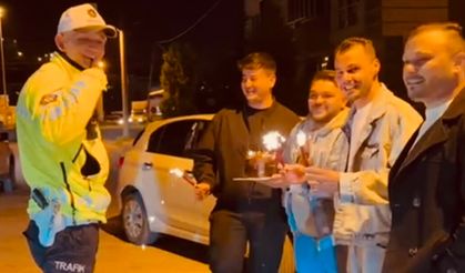 Sahte ihbarla polis haftasını kutladılar