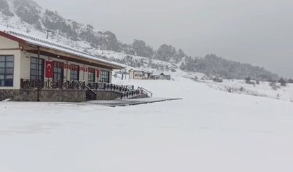 Keltepe, beyaza büründü