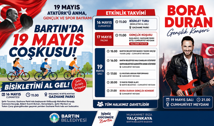 Bartın'da 19 Mayıs Coşkusu Yarın Başlıyor
