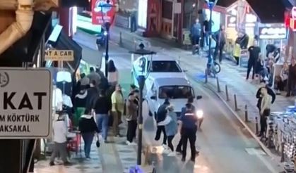 Bartın’da Sokak Ortasında Gergin Anlar
