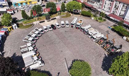 Bartın Belediyesi Araç Filosunu 25 Yeni Araçla Güçlendirdi