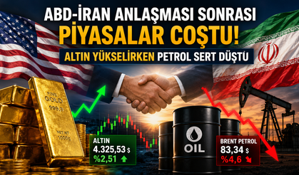 ABD-İran Anlaştı: Altın Fırladı, Petrol Çakıldı