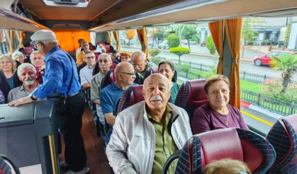 “Emekliler Geziyor” Projesinin İlk Yolcuları Yola Çıktı