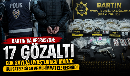 Bartın’da Dev Operasyon: 17 Gözaltı