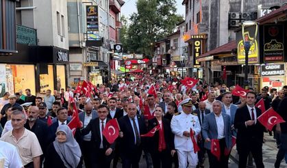 Bartın'da 15 Temmuz'un 10. yılında demokrasi nöbeti
