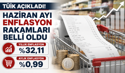 TÜİK'e Göre Haziran Ayı Enflasyonu Yüzde 0,99