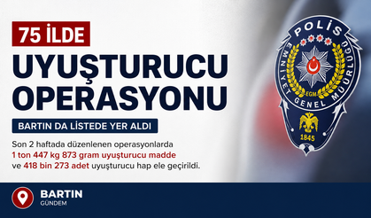 1,5 Ton Uyuşturucu Ele Geçirildi: Bartın da Listede