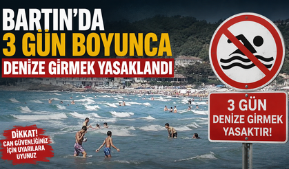 Bartın’da 3 Gün Boyunca Denize Girmek Yasaklandı
