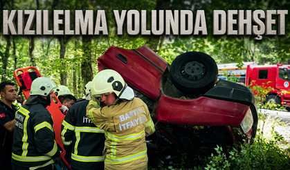 Bartın-Kızılelma yolunda kaza