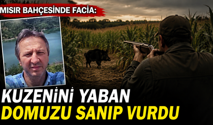 Mısır bahçesinde facia: Kuzenini yaban domuzu sanıp vurdu