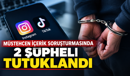 Müstehcen İçerik Soruşturmasında 2 Şüpheli Tutuklandı