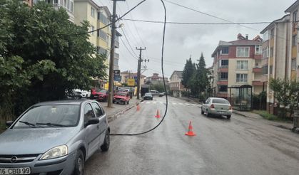 Bartın’da Fırtına Enerji Hatlarını Kopardı