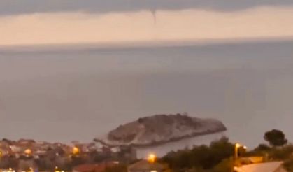 Amasra Açıklarında Hortum Kamerada