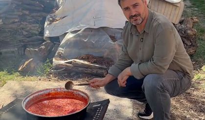 Belediye Başkanı pekmez tenceresinin başında