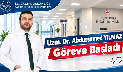 Dr. Abdussamed YILMAZ Göreve Başladı