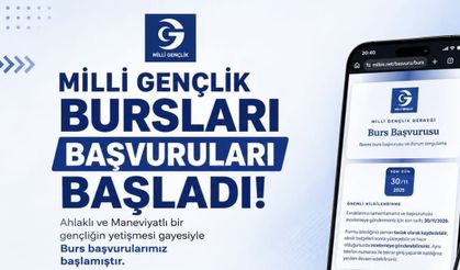 Millî Gençlik Burs Başvuruları Başladı