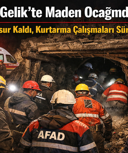 Maden ocağında göçük: 3 işçi mahsur kaldı