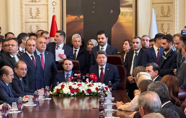 Adalet Bakanı Yılmaz Tunç, Akın Gürlek devir teslim töreni